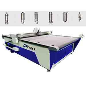 DMHA-1625 CNC Automatic Cutting Machine for PVC Coil Mat Leather and Rubber Car Mats Carpets